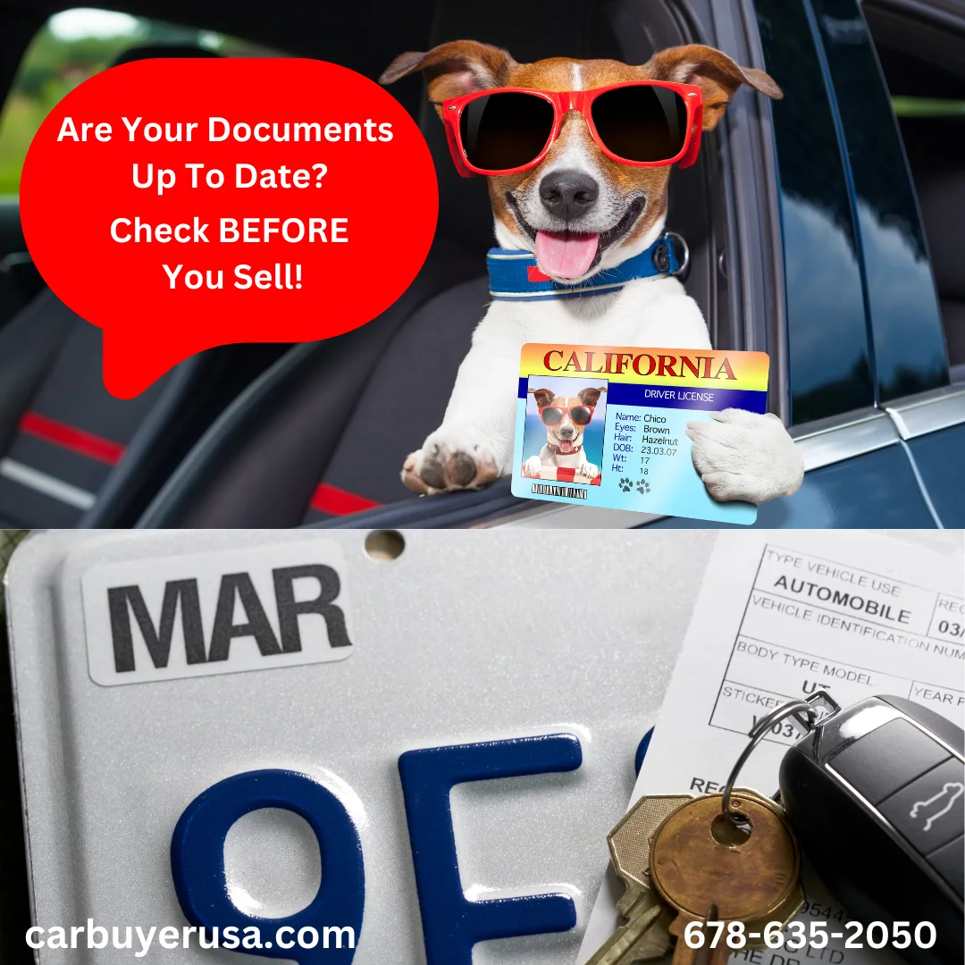 Car Buyer USA - Check your documents before selling