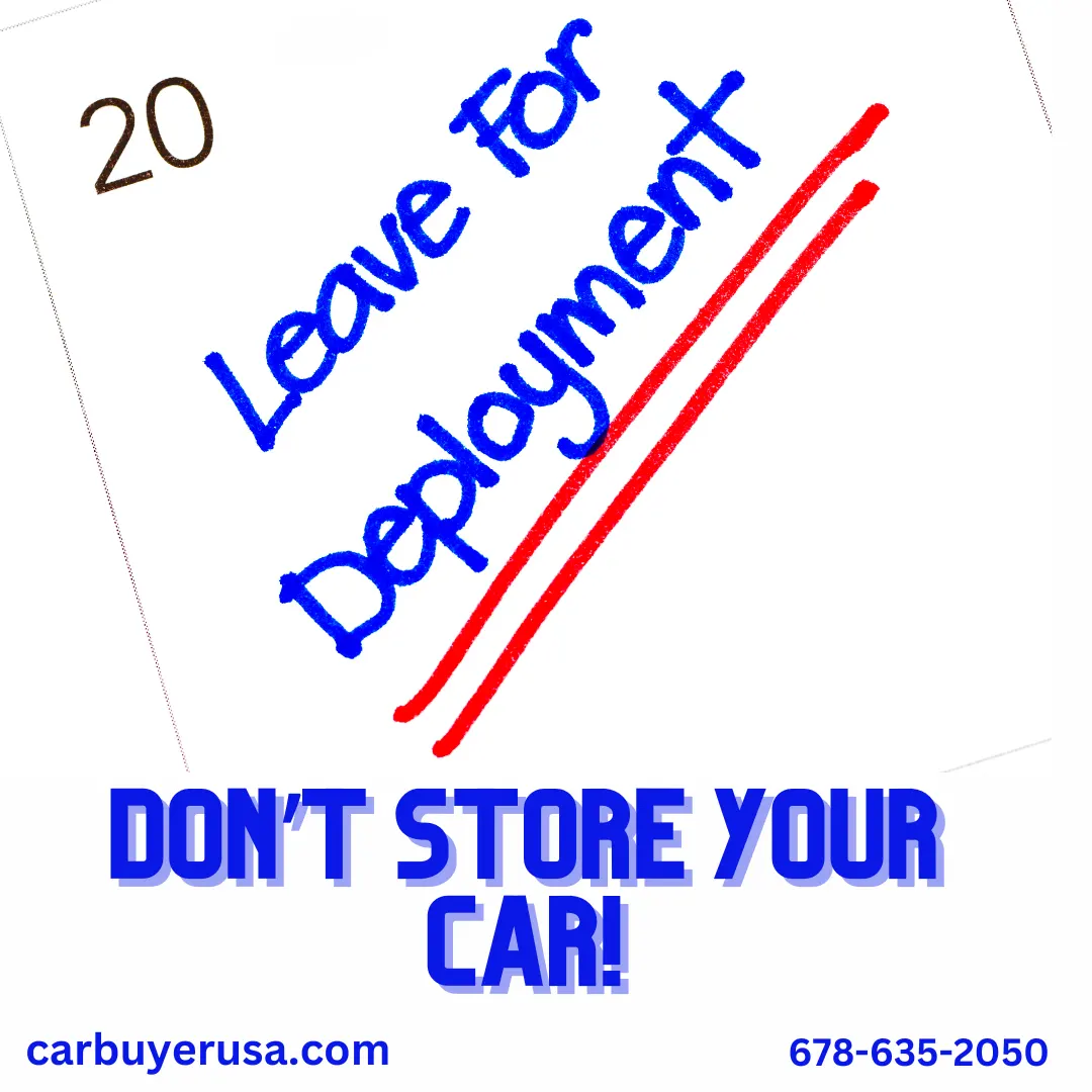 Car Buyer USA - Leave for Deployment